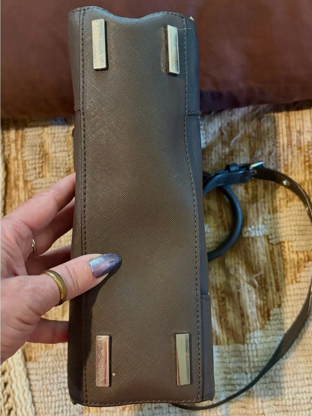 Rebecca Minkoff Smoke Zipper Satchel NWOT